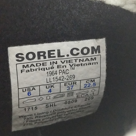 Sorel 1964 PAC Women's Winter Snow Boots - Picture 8 of 12